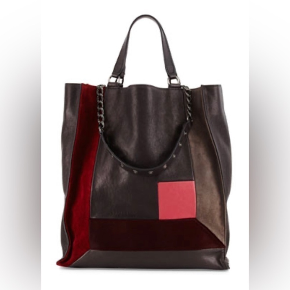 Longchamp
Art Walk Mixed Media Tote Bag.